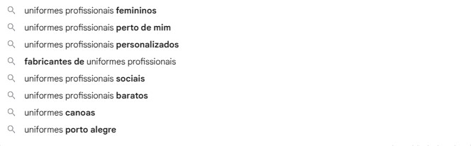 Google Ads Para Uniformes Profissionais