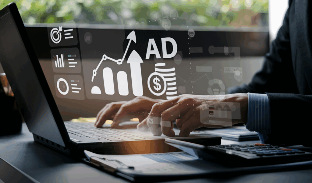 anúncios pagos para comunicação visual